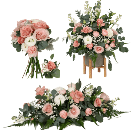 Wedding Flowers Decor Packages A WDE42 Jade Valley Gifts